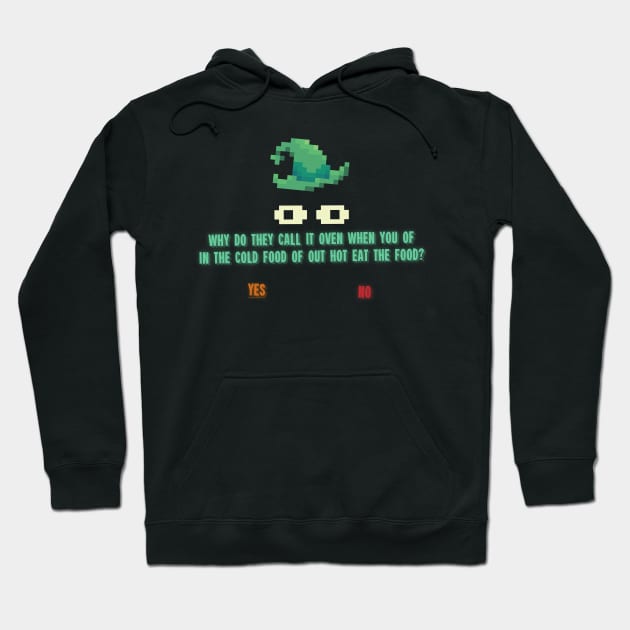 Why do they call it oven? (Lonely Wizard - Inscryption) Hoodie by aMemeMechanism